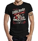 Rockabilly Hotrod Racer T-Shirt: Hot-Rod Shop 3XL
