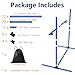 MAICOBI 6 Weave Poles & 2 Hurdle Dog Agility Set, Indoor & Outdoor Training Equipment with Support Feet, 31