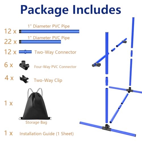 MAICOBI 6 Weave Poles or 2 Hurdle Dog Agility Set, Indoor & Outdoor by MAICOBI - Image 7