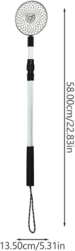 Miniatura 3 de BESPORTBLE Cuchara de pesca de hielo de metal pala de pesca de hielo plegable de plástico desmontable S