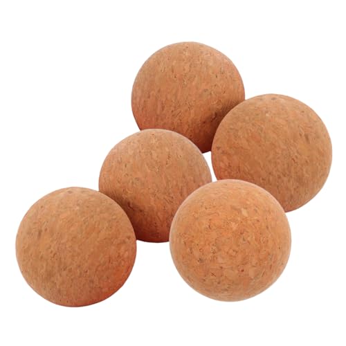 OSOLADY 5Pcs Replacement Cork Balls for Table Soccer Durable Foosball Accessories Lightweight and Fun Design for Standard Foosball Tables for Home and School Play