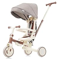 Amazon.co.jp: 子供用三輪車 7in1 折りたたみ 手押し棒付き 6