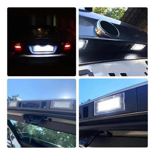 Plafón luz matrícula impermeable con acabado premium para renovación E53 E83 6