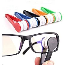 12 pcs Mini Sun Glasses Eyeglass Microfiber Spectacles Cleaner Brush Cleaning ToolRandom Color