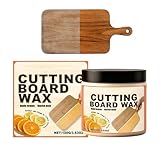 Detergente per taglieri, 100 g, crema nutriente con profumo di agrumi, adatto per alimenti, cucina | mobili in legno – per taglieri, mobili, ciotole, piani di lavoro, cucchiai utensili da cucina