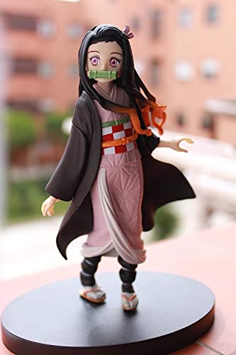 Image of Awestuffs Action Figure Limited Edition for Car Dashboard, Decoration, Cake, Office Desk & Study Table (Nezuko D Slayer)
