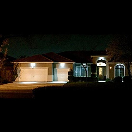 Onerbuy Bright Outdoor Led Landscape Lighting 5W Cob Decorative Garden Wall Yard Path Lawn Light Lamp With Round Base And Power Plug, Pack Of 2 (Round Base-Cool White) #TOP6