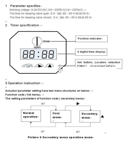 Vanne de contrôle de temps AC110V-230V 3/8'' BSP robuste pour automatisation d'eau durable