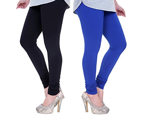Image of Plus Size Churidar Leggings for Women & Girls Combo (Pack of 2)