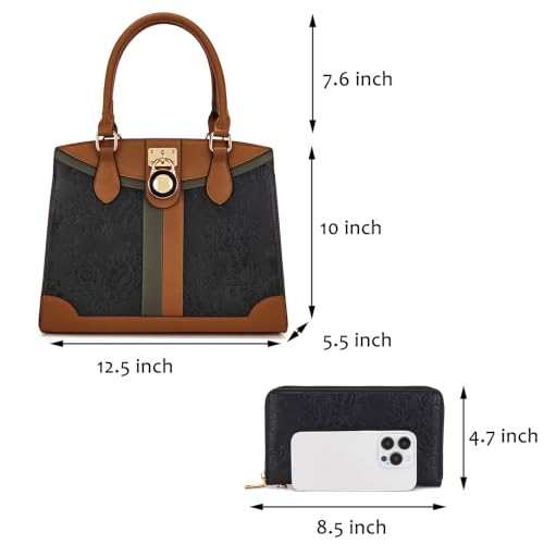 Set de bolso y cartera Qiyuer para mujer 2 piezas miniatura 4