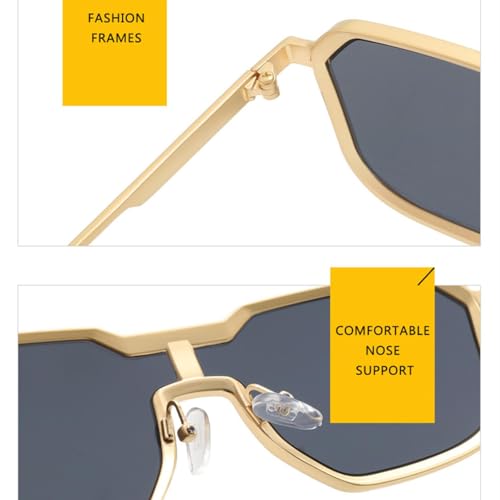Lunettes de soleil Steampunk aux finitions rétro soignées - 4