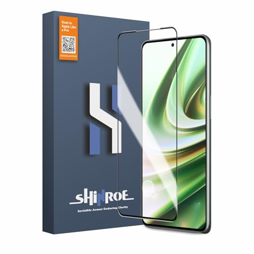 Image of Tempered Glass for OnePlus 10R | 10R - Prime Edition | 10T (6.7 Inch) Military Grade 9H Screen Guard, Anti-Scratch, Shatterproof, Edge-to-Edge Full Coverage - Black Border
