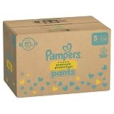 Pampers Premium Protection Pants Taille 5, 88 Couches, 11 17kg, Avec Maintien 360° et Matières Ultra Douces Pour Notre Meilleur Confort Et Protection