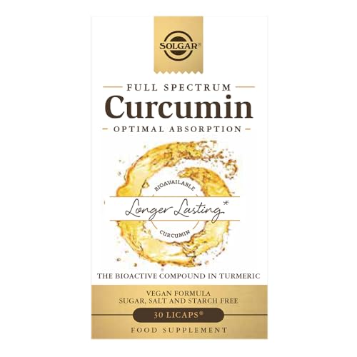 Miniatura 4 de Solgar Full Spectrum Cúrcuma Alta Absorción Y Biodisponibilidad Apoyo Articulaciones Y Movilidad, Antioxidante Natural, Bienestar Digestivo Y Defensas 30 Cápsulas Blandas