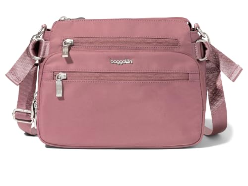 Baggallini Women's Marais Crossbody Mauve Twill One Size