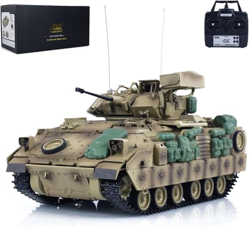 TOUCAN RC HOBBY US in Stock Tongde 1/16 RC Tanks M2A2 Bradley Infrared Barrel Recoil Electric Toy...