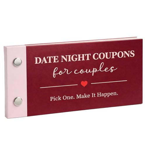 Musemory Date Night Coupons for Couples, Romantic Valentine Gift with