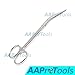 AAPROTOOLS IRIS Scissors, Stainless Steel, FINE Points, Angular, 4 1/2 in A+ Quality