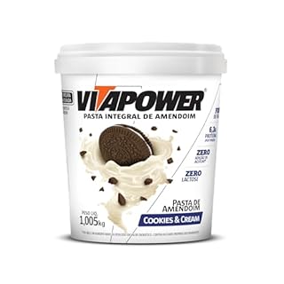 Pasta de Amendoim Sabores Gourmet (1,005Kg) - Sabor Cookies and Cream, Vita Power