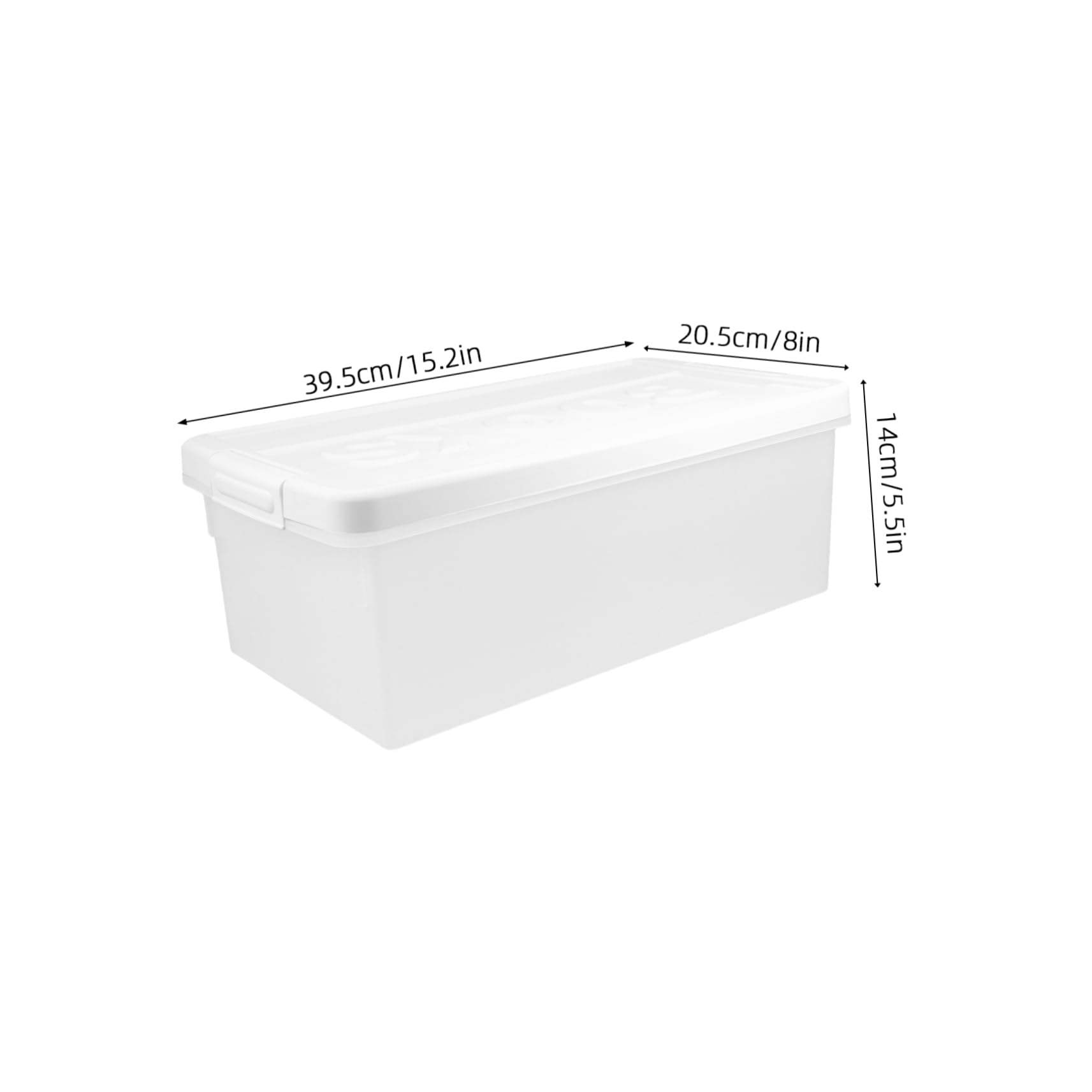 Abaodam Scatole Portaoggetti Decorative Divisori Regolabili Libri e Organizer Portatile in Plastica con Coperchio Grande Capacità per Ufficio e Casa