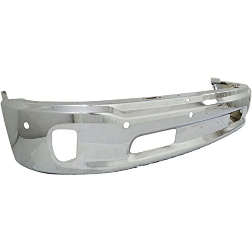 BUMPERS THAT DELIVER - Chrome, Steel Front Bumper Face Bar for 2014-2018 RAM 1500 Pickup w/Park Assist & Fog 14-18, CH1002402 - Thumbnail 3