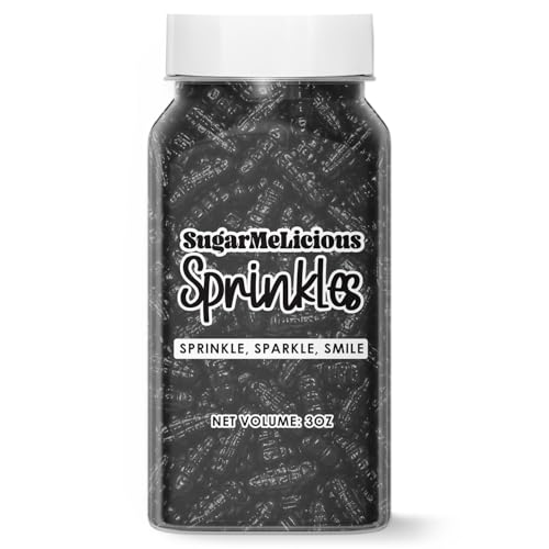 SugarMeLicious Black Ant Sprinkles, 3 Ounce Jar