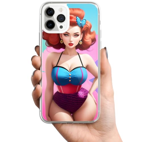 Coque Magsafe iPhone 15 Pro transparente Pin Up pour sublimer votre quotidien