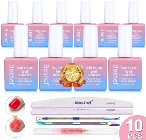 Gel Nail Polish Remover 10 Pack Professional Gel Polish Remover
