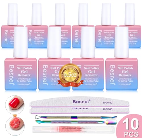 Gel Nail Polish Remover 10 Pack Professional Gel Polish Remover