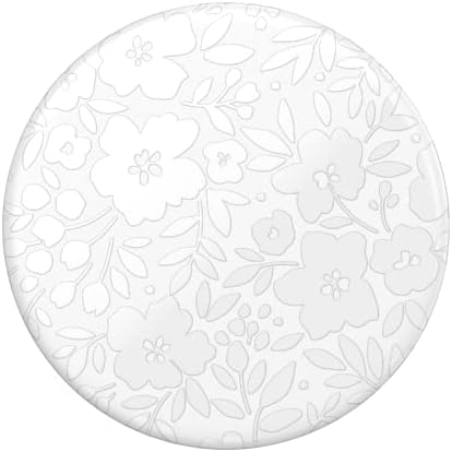 PopSockets: PopGrip - Expanding Stand and Grip with a Swappable Top for Phones & Tablets - Blanc Fresh