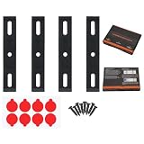 ALLY-MAGIC Portatarga senza cornice, portatarga per ogni auto, set per 2 targhe, 110 mm, E22-CPZJ