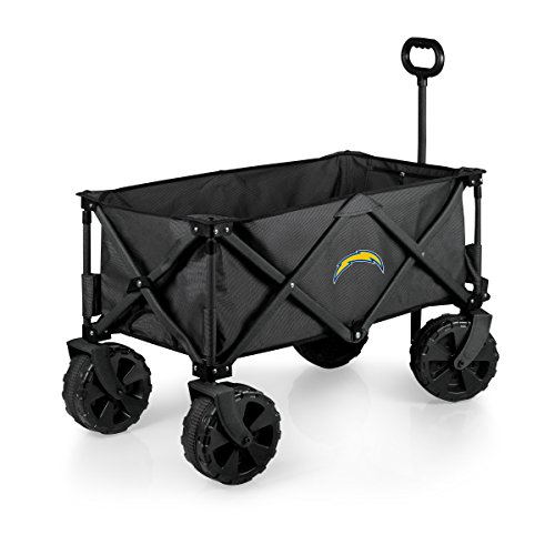 Lowest Price! NFL Los Angeles Chargers Elite Edition Collapsible Adventure Wagon with All-Terrain Wh...