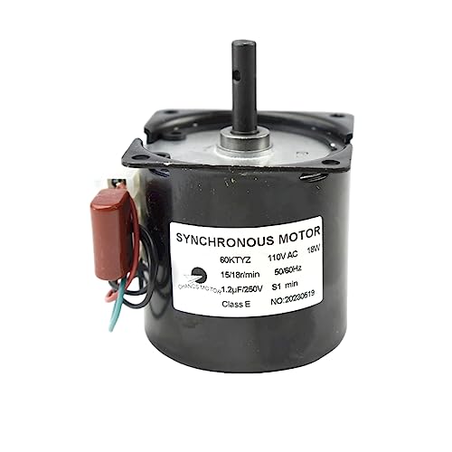 CHANCS Permanent Magnet Synchronous Gear Motor 60KTYZ 110V 15-18RPM Electric Motor Large Torque Small Motor
