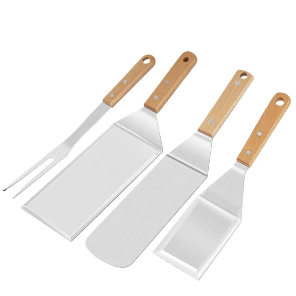 Barbecue Tool Set Outdoor Stainless Steel Barbecue Shovel Iron Plate Barbecue Shovel BBQ Barbecue Set