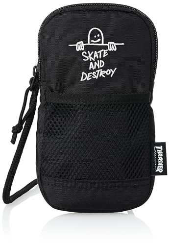 [�X���b�V���[] �X�}�z�|�[�` (�������H�E���R�����\)[ THR-302 / Smartphone Pouch ] �΂ߊ|�� �V�����_�[ BKWT_�u���b�N�E�z���C�g FR