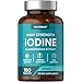 Produktbild Jod Tabletten aus Kelp | 150µg | Hochdosiert | 180 Vegane Stück | Iodine Tablets | 150 mcg | Horbaach