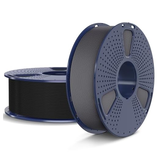 SUNLU 3D Printer Filament Bundle PLA Matte 1.75mm, Super Neatly Wound PLA Filament with Matte Finish, Print with 99% FDM 3D Printers, 1kg Spool (2.2lbs), 2 Packs, Matte Black+Matte Grey