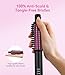 Farery Mini Thermal Brush 3 Temperature Adjustable, Travel Curling Iron for Short Hair 1 Inch, Heated Round Brush for Soft Curls, Lightweight Curling Wand for Bouncy Hair, Touch-ups, Dual Voltage