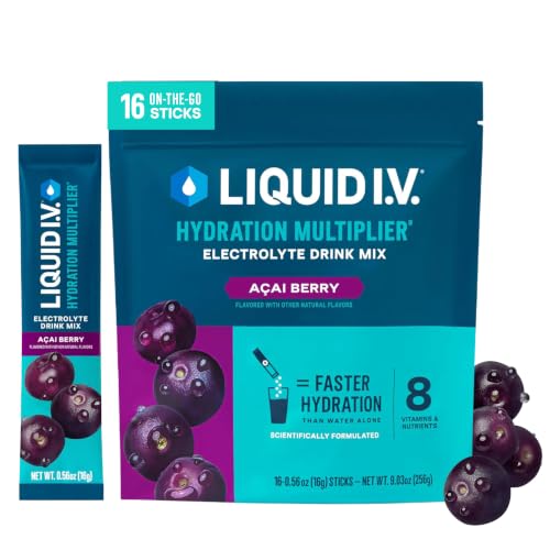 Liquid I.V. Hydration Electrolytes, Acai Berry, 16 Count