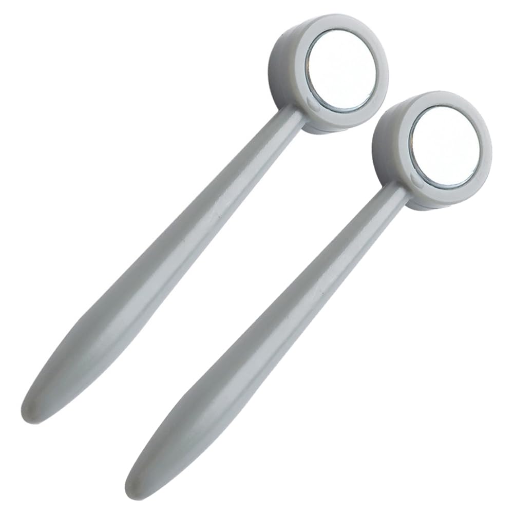 lasenersm 2 Pieces Nail Magnet Stick Single-head Nail Magnetic Stick Nail Art Magnet Stick Round Cat Eye Nail