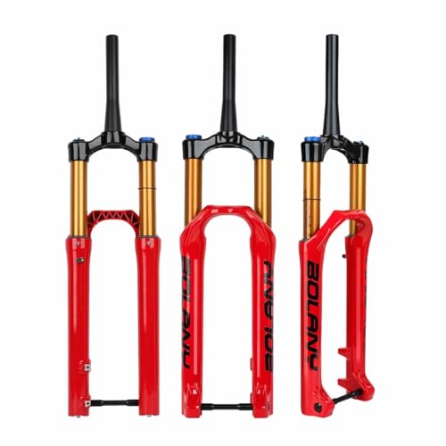 27.5/29C` }EeoCN TXyVtH[N 120PSI GAtH[N gx160mm 1-1/2C` e[p[hfBXNu[L tgtH[N X[ANX 15*110mm _sO(Red,29")