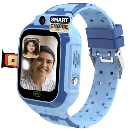 Image of sekyo Carepal Pro (Smartchoice) 4G Kids Smart Watch | Video Call, Accurate & Live GPS Location |App Control, Family Chat, Pedometer, Safe Zone, SOS, Good Habit Coach | SmartWatch for Kids, Boys /Girls