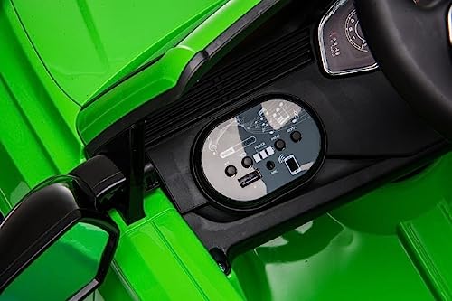 Kinderfahrzeug - Elektro Auto Audi RS Q8 - lizenziert - 12V7A Akku und 2 Motoren- 2,4Ghz + MP3 + Leder + Eva (Gr&uuml;n)