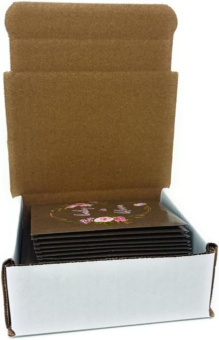 Baby in Bloom Seed Packet Favors Pre Filled with Wildflower Seeds - Baby Shower Party Favors for Guests, Thank You Gift or Present for Girl or Boy- Pink Floral, Brown Decorations - Bulk Pack of 20
