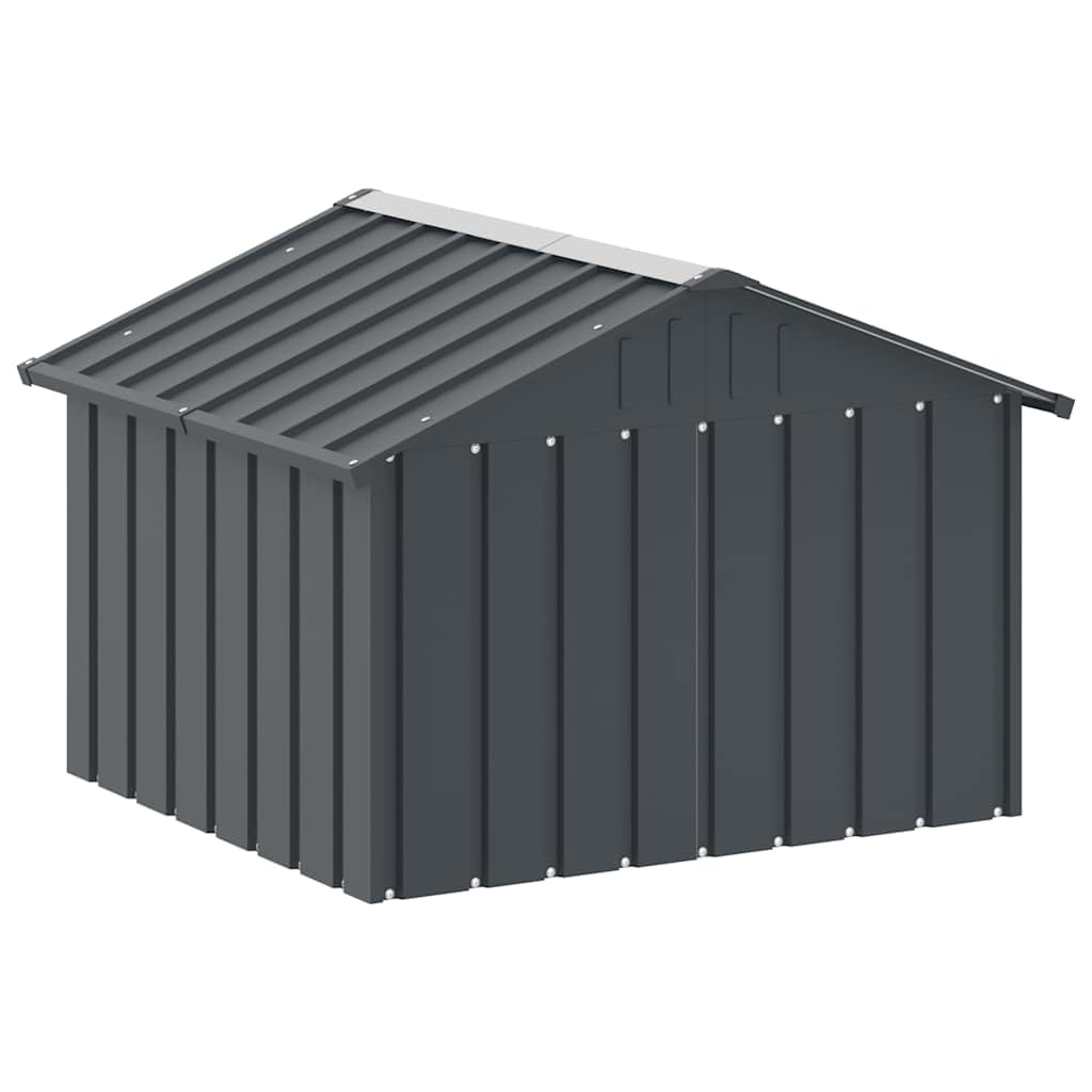 Generico Casetta per Cani Antracite 116,5x103x81,5 cm Acciaio Zincato,Articoli per Animali,Animali Domestici - Articoli,Articoli per Cani,Casette per Cani,Antracite,12.65 kg,171540