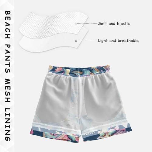 susiyo Boys Swim Trunks Dinosaurs Princess Toddler Swim Shorts Quick Dry Beach Board Shorts Little Boy Bathing Suits Swimwear4