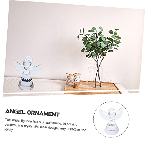 Ange en cristal sun catcher suspendu pour bougie et statue décorative - 7