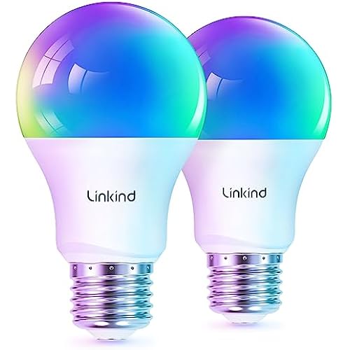 Linkind Matter Smart Light Bulbs, Work with Apple Home, Alexa, Siri, Google