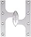 Deltana OK6050B26-R Solid Brass 6-Inch x 5-Inch Olive Knuckle Hinge
