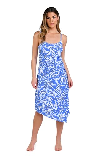 Maillot de bain vêtement couvrant La Blanca robe midi bleu S